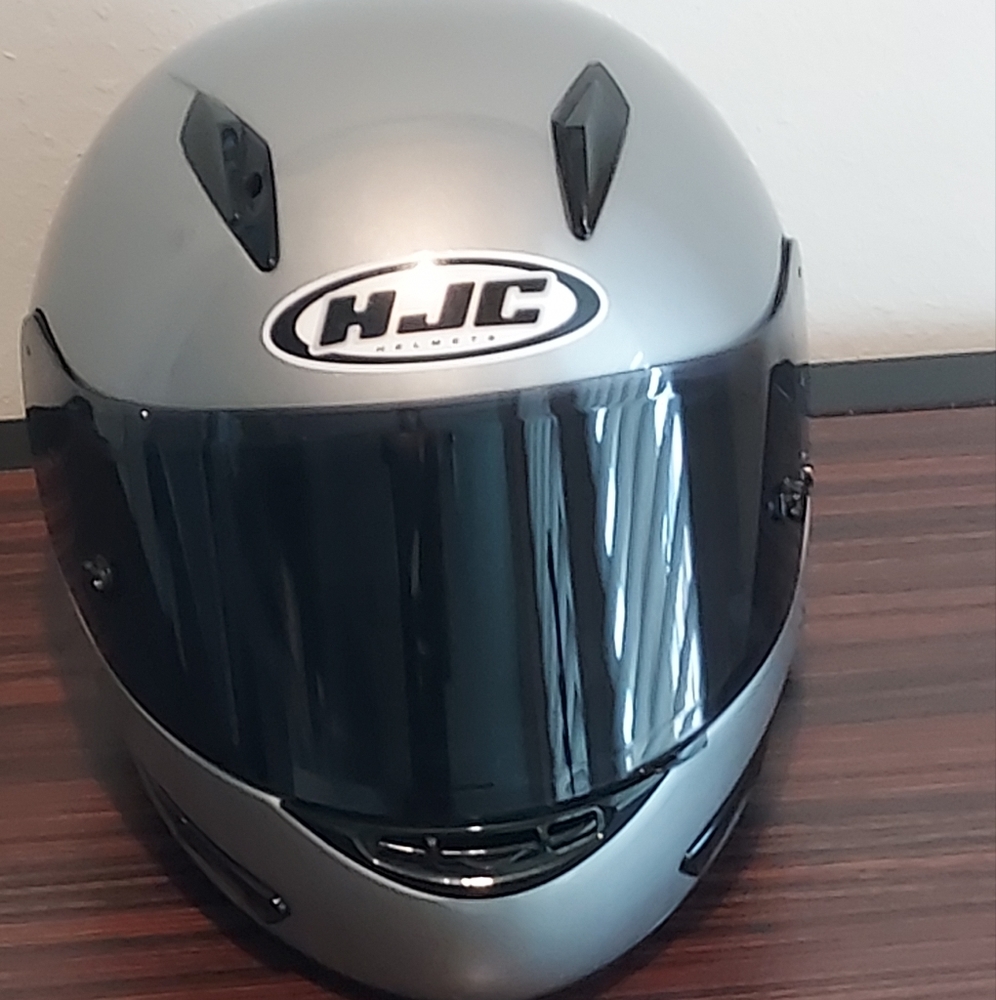 🤑 CLEARANCE SALE 20% OFF! HJC CL-15 Motorcycle Helmet Size Large Silver